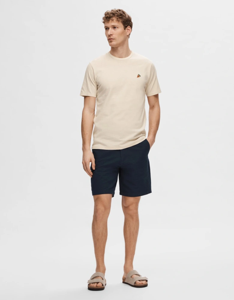 Homme Karl Seersucker Shorts Sky Captain