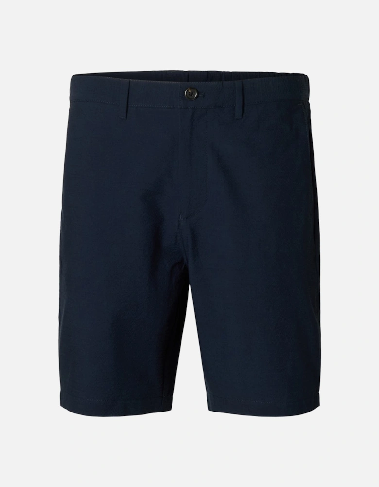 Homme Karl Seersucker Shorts Sky Captain