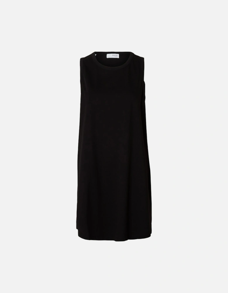 Femme Essential Sleeveless Tank Short Dress Black