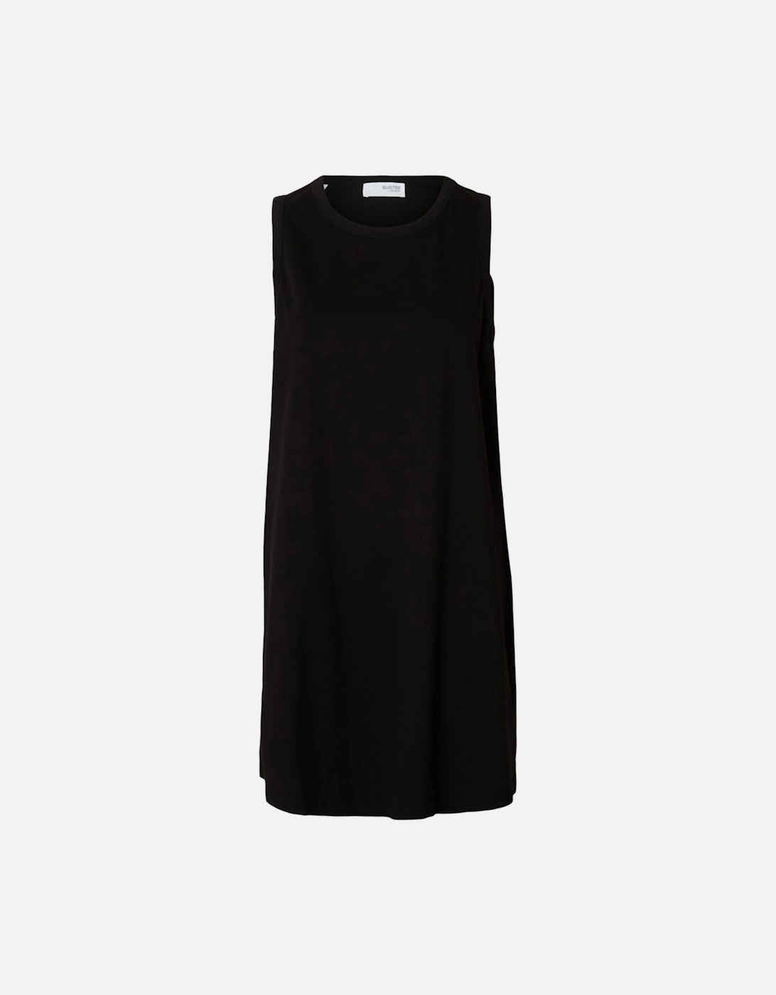 Femme Essential Sleeveless Tank Short Dress Black