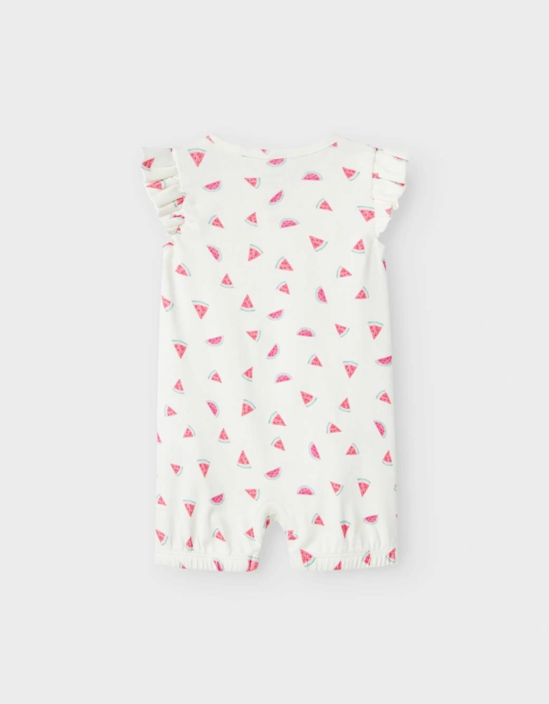 Baby Girl's Jolina Sunsuit Cloud Dancer
