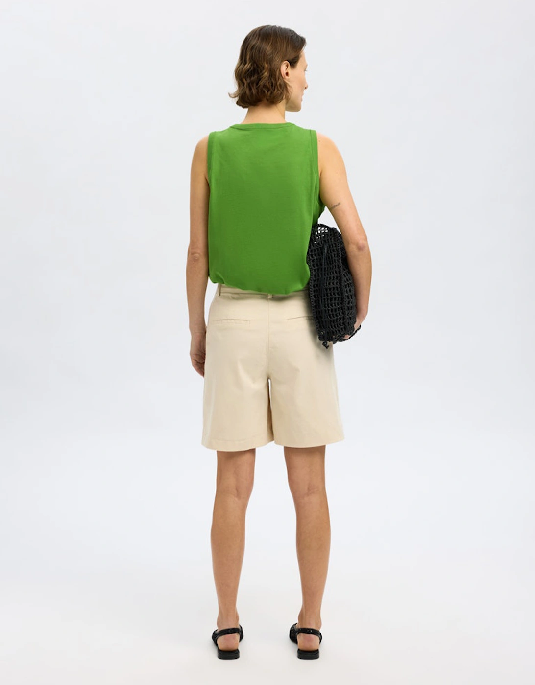 Femme Essential Sleeveless Boxy Tank Top Spindle Tree