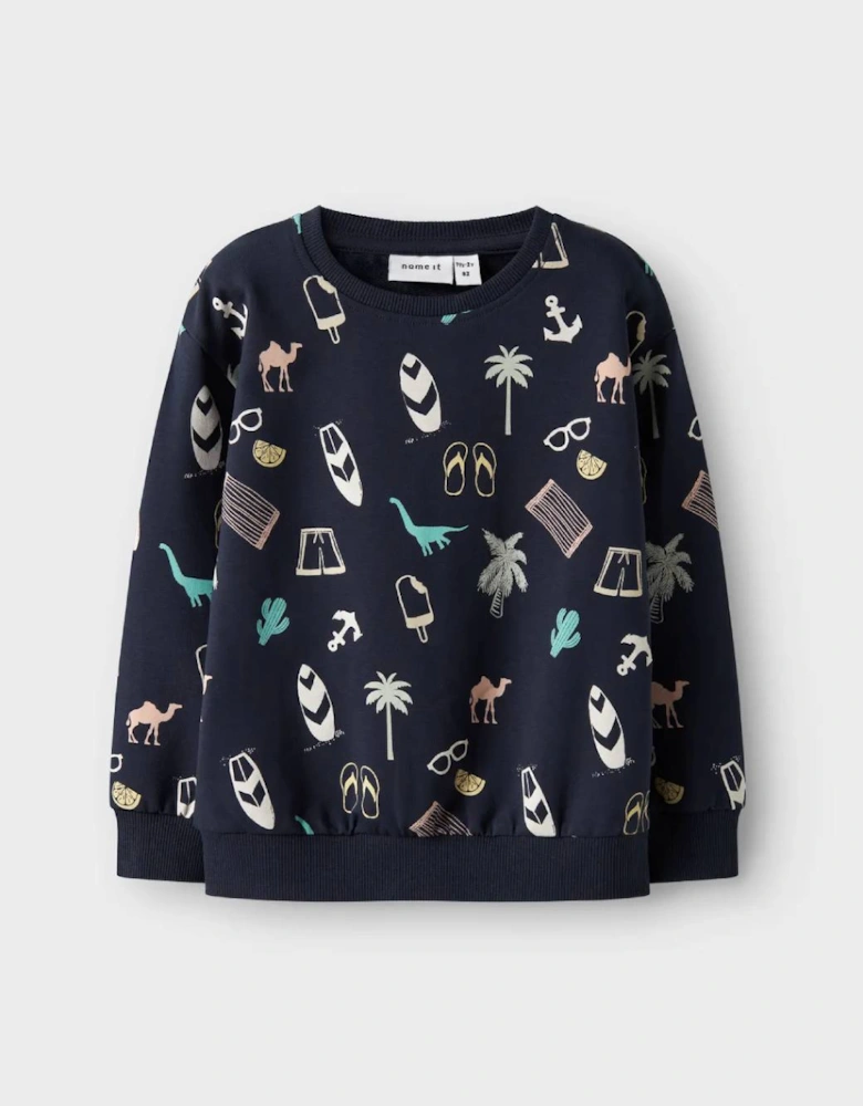 Mini Boy's Jerome Sweatshirt Navy Blazer