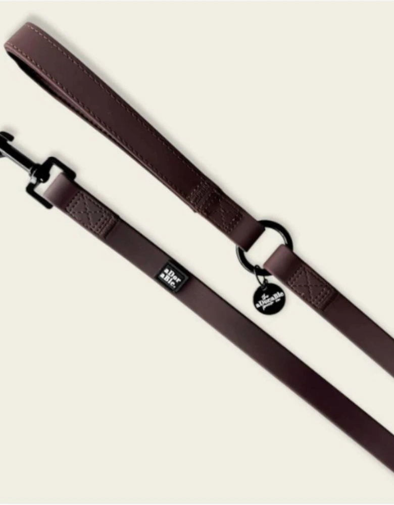 HydroFlex™ Waterproof Dog Lead Chocolate