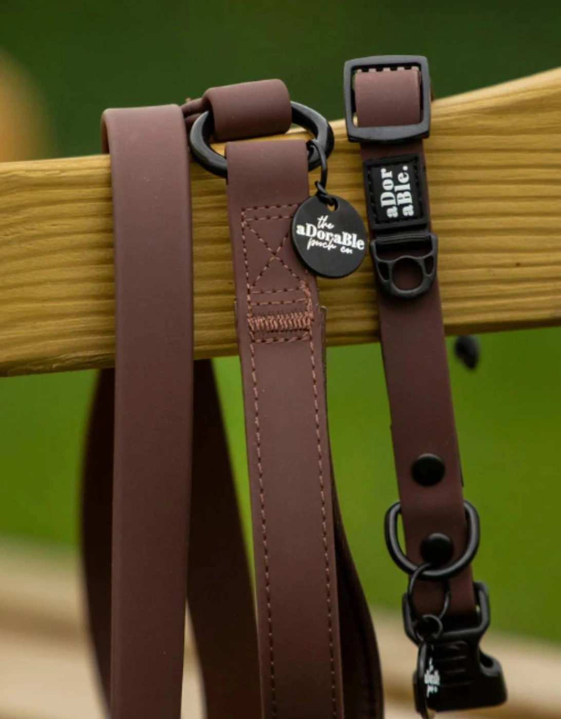 HydroFlex™ Waterproof Dog Lead Chocolate