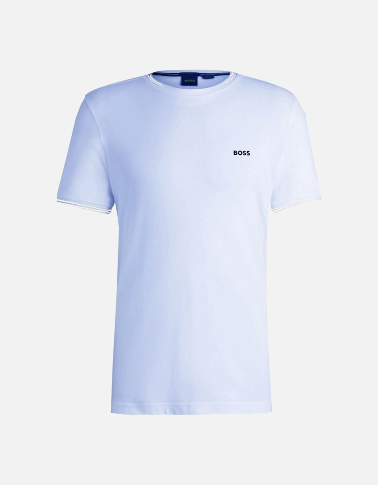 Men's Pale Blue Regular Fit Taul T-shirt.