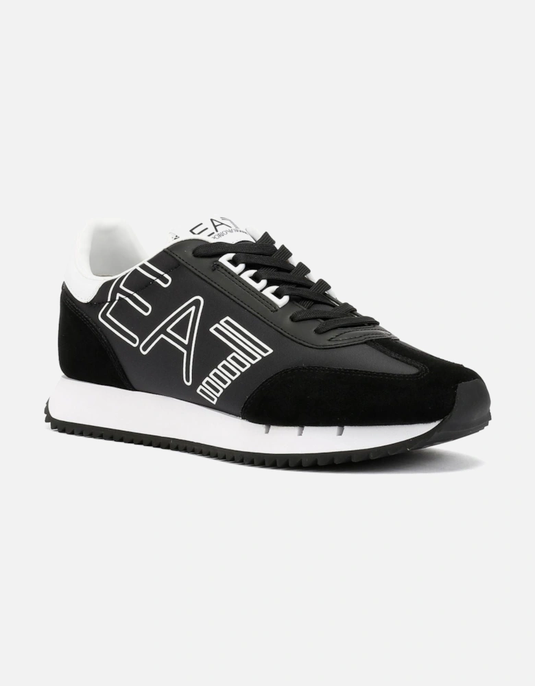 Black & White Vintage Men's Black/White Trainers