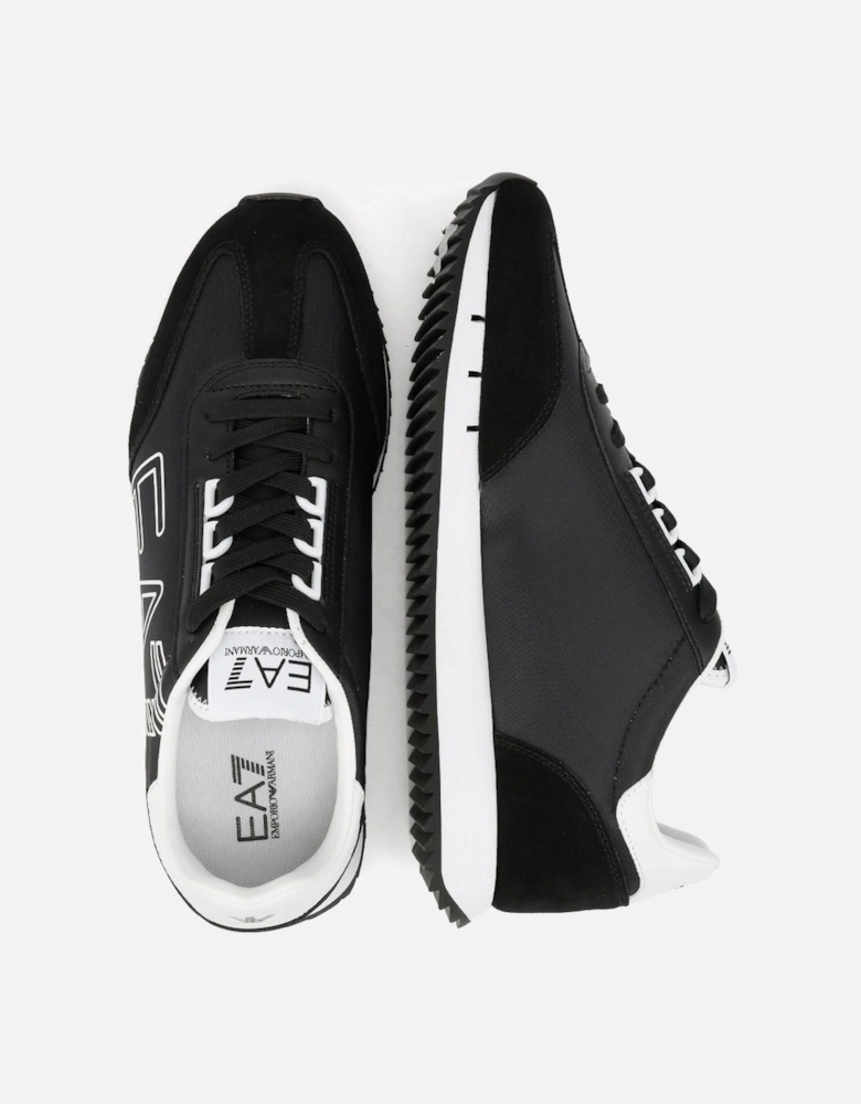Black & White Vintage Men's Black/White Trainers