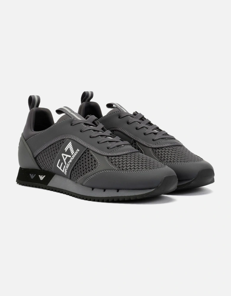 XK050 Men's Black/Silver Trainers