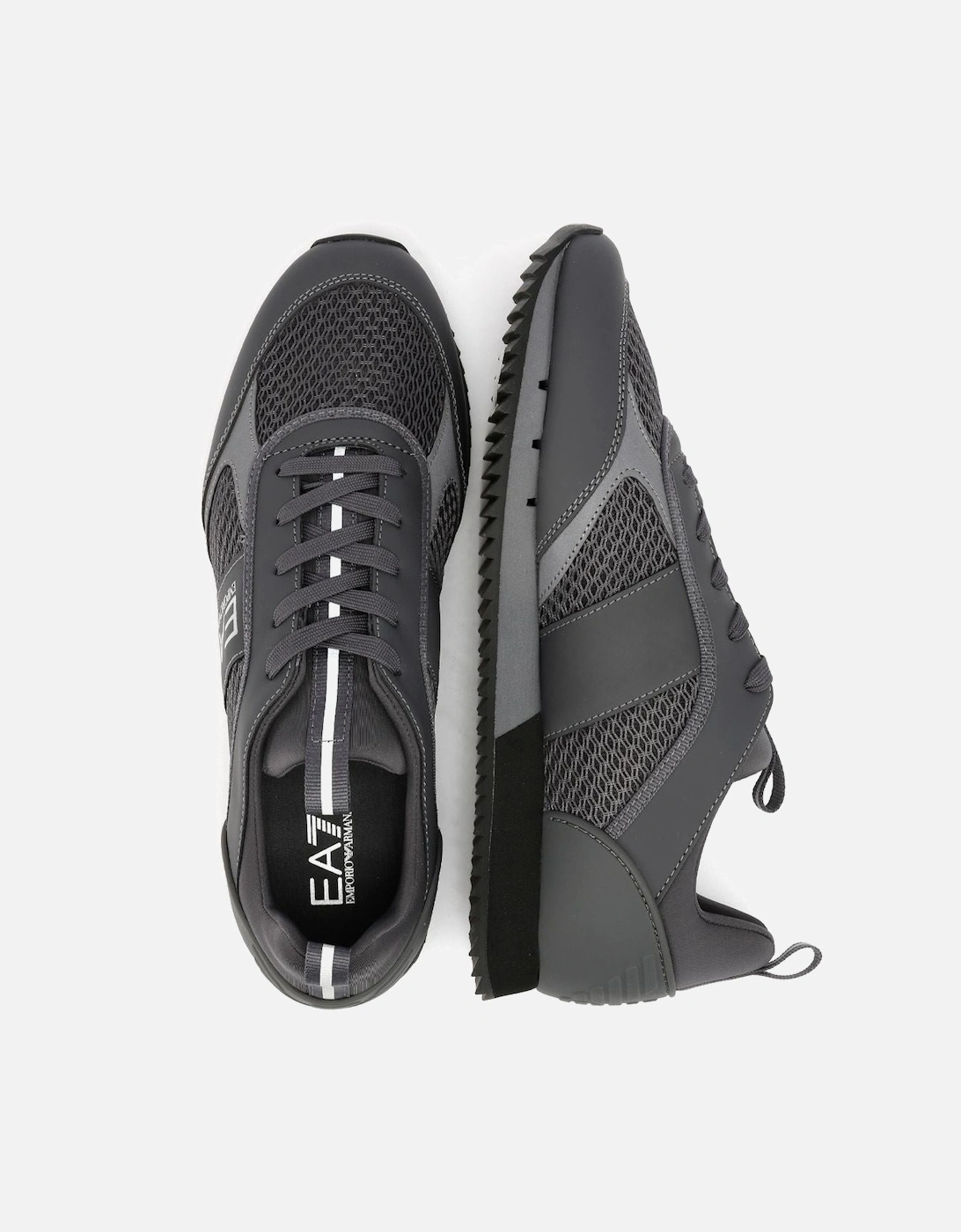 XK050 Men's Black/Silver Trainers