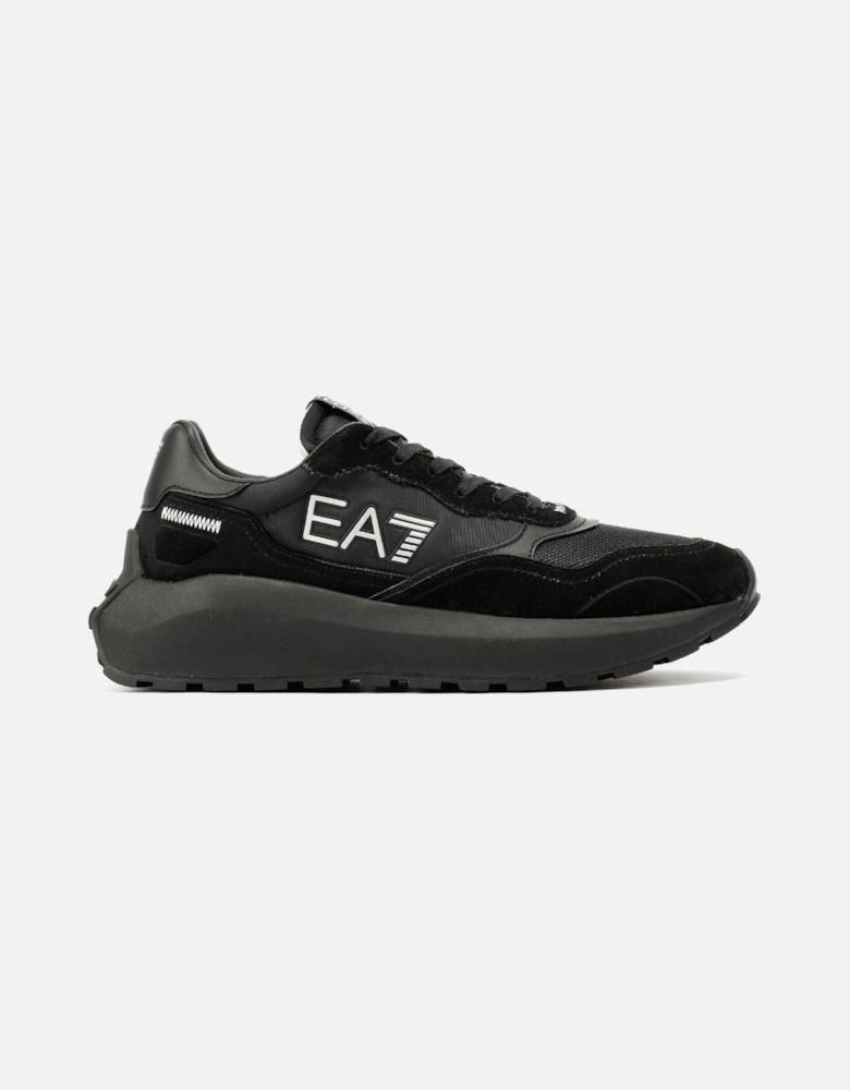 Wader Men's Black/White Trainers