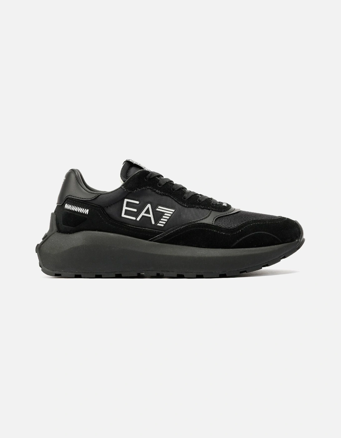 Wader Men's Black/White Trainers