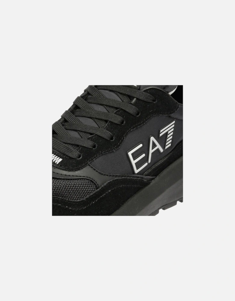 Wader Men's Black/White Trainers