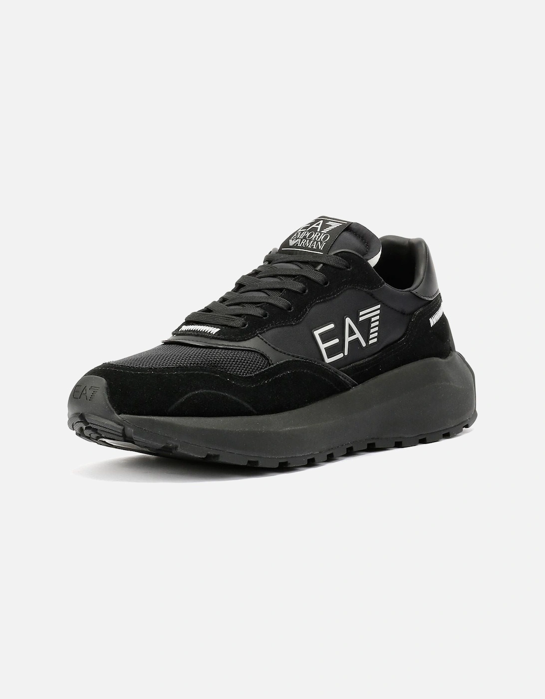 Wader Men's Black/White Trainers