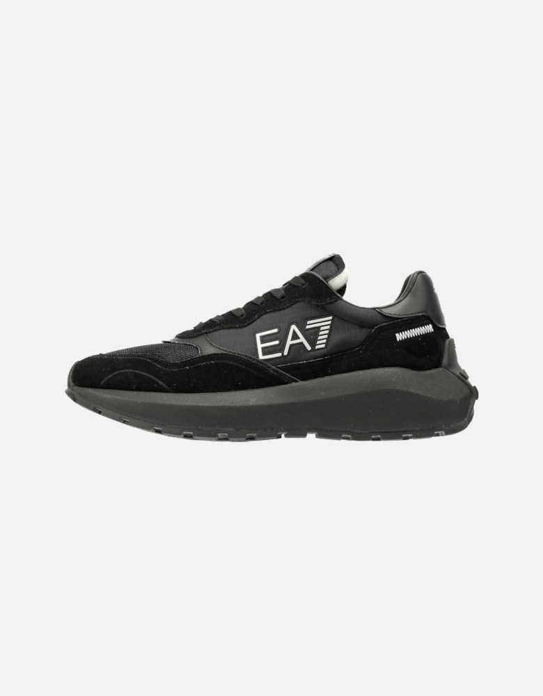 Wader Men's Black/White Trainers