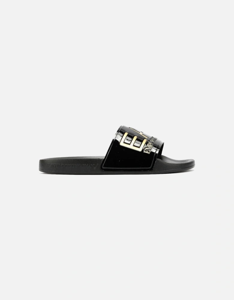 Water Sports Men's Black/Gold Slides