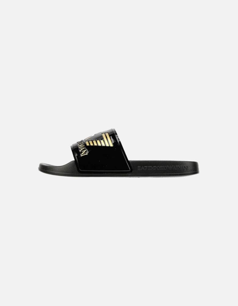 Water Sports Men's Black/Gold Slides