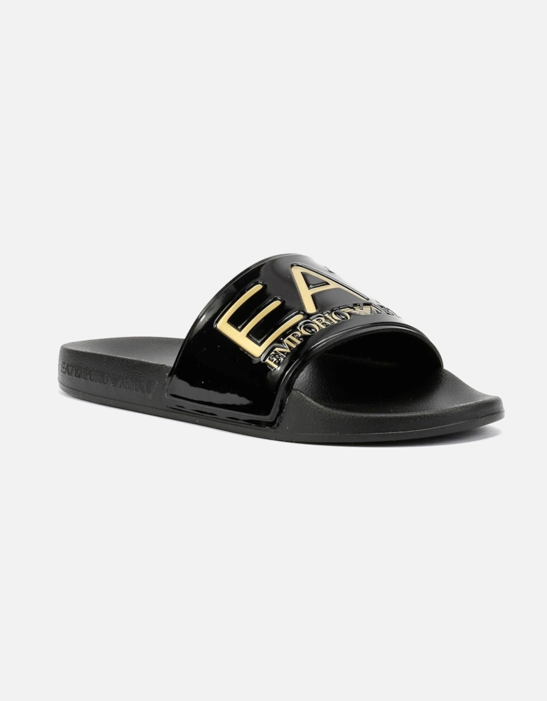 Water Sports Men's Black/Gold Slides