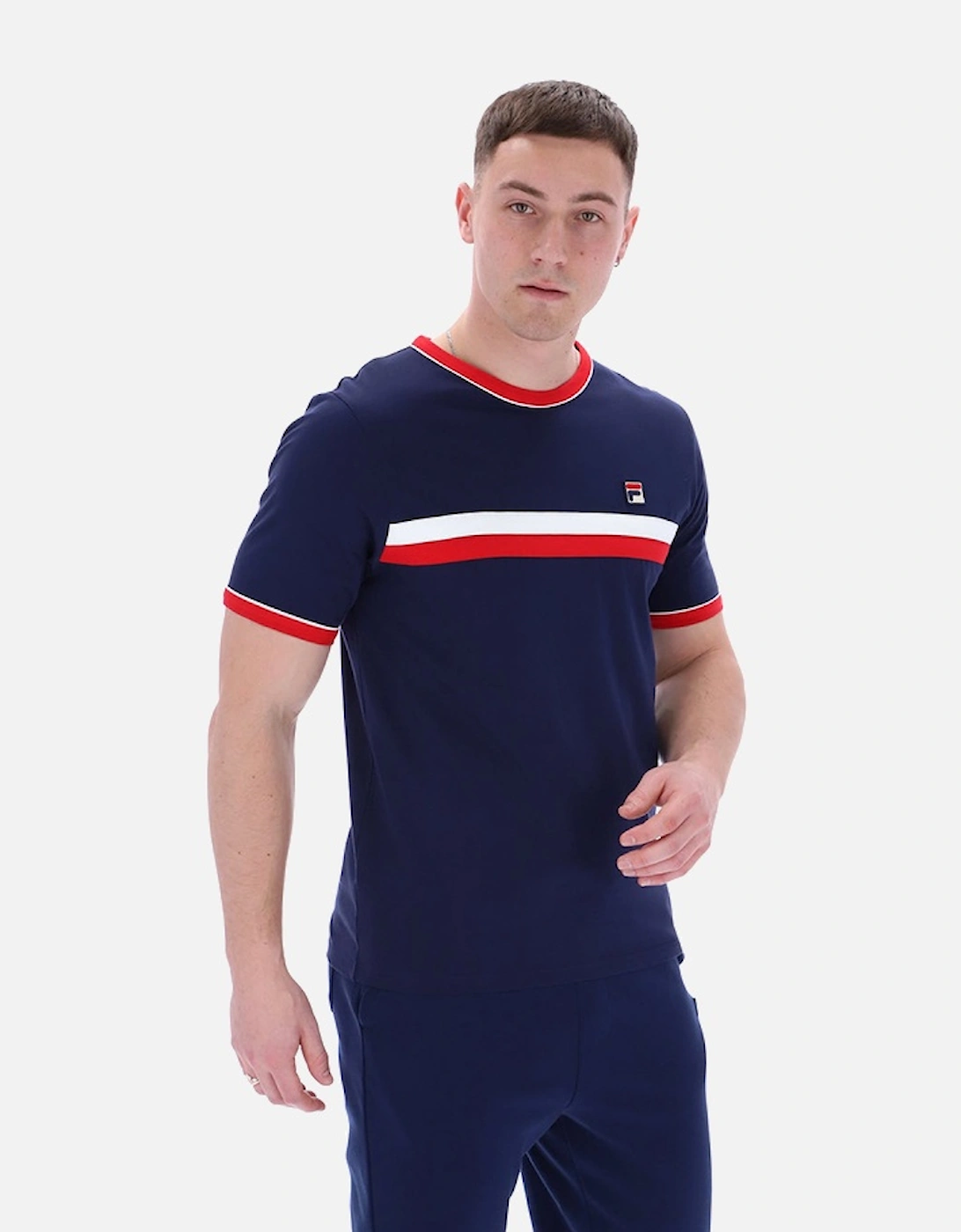 Fila Men's Razee Striped T-Shirt - : 44 Xxl