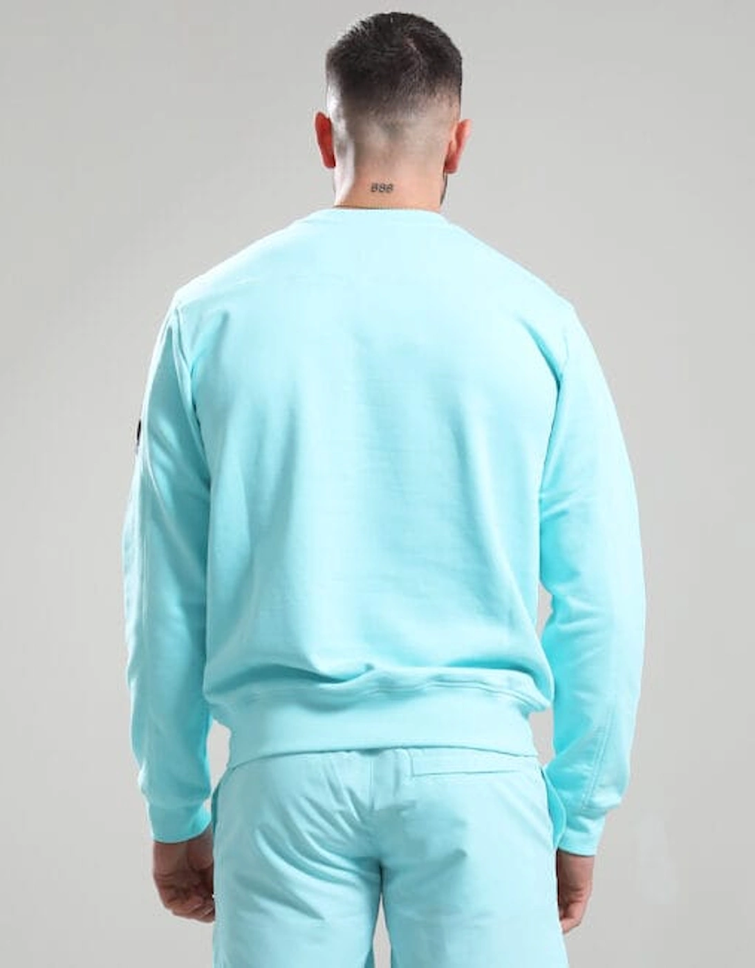Siren Box Crewneck Sweatshirt - Aqua