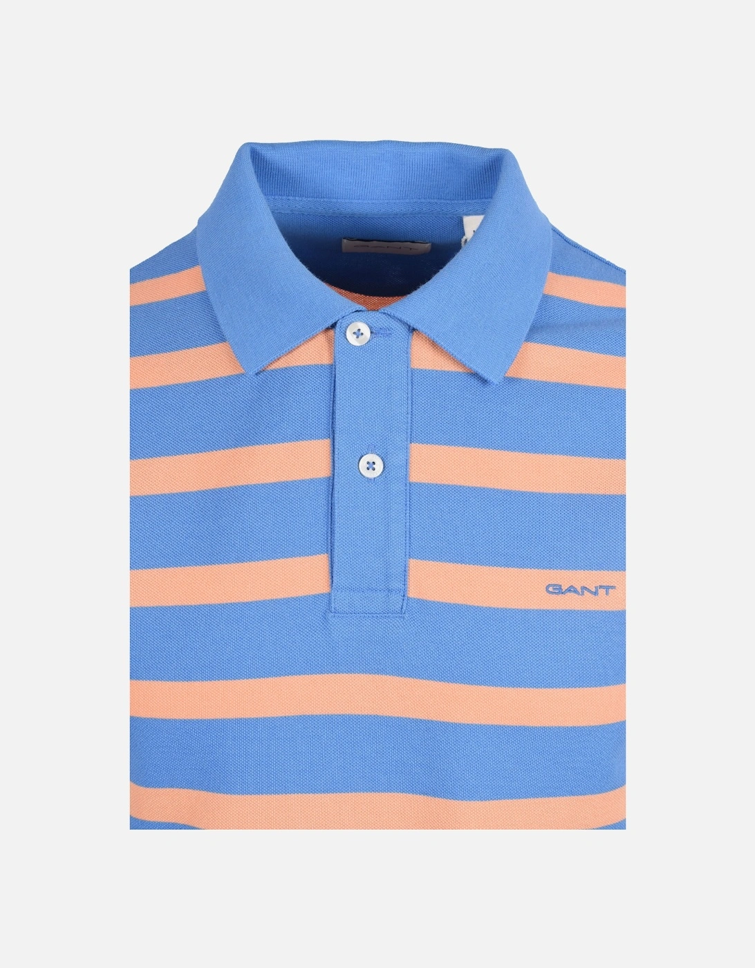 Striped Polo Perfect Blue