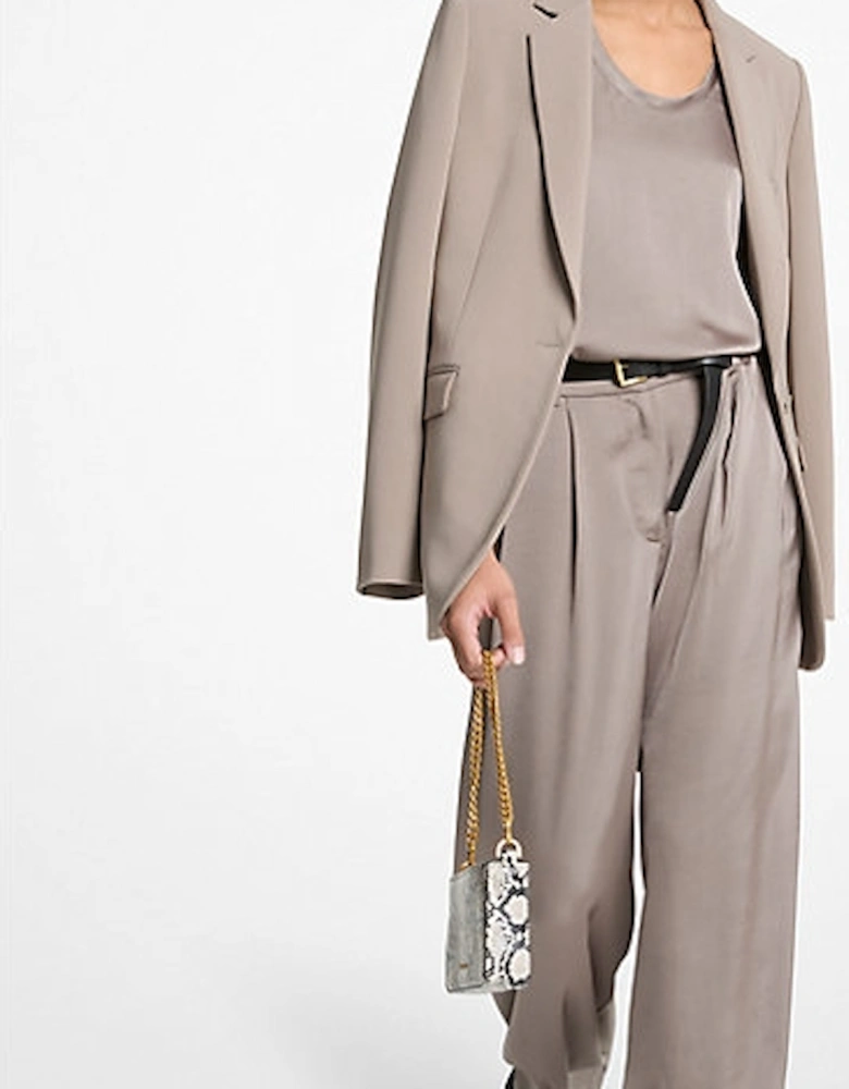 Drapey Satin Wide Leg Pants