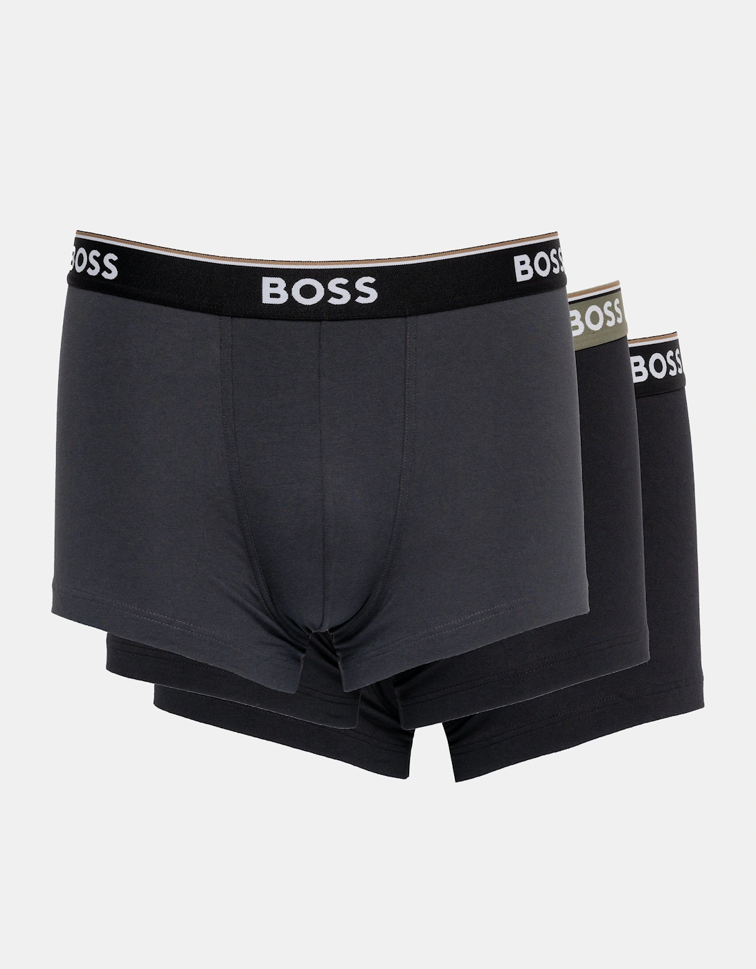 BOSS Orange Power Mens 3-Pack Trunks, 2 of 1