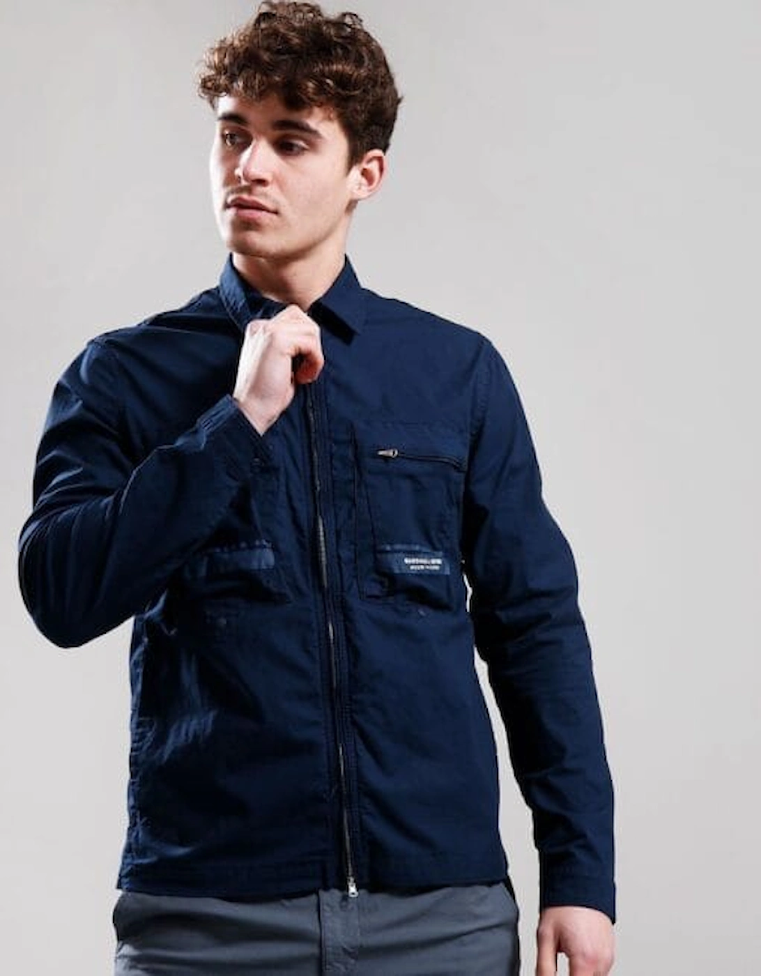 Seafield Overshirt - Navy, 4 of 3