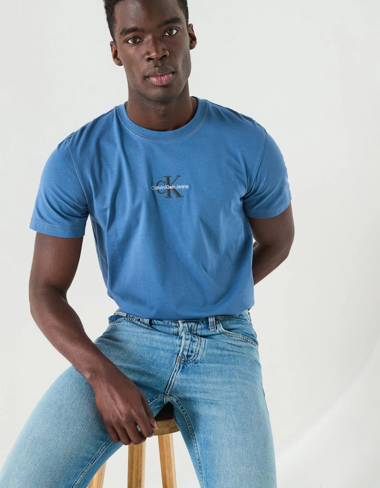 Plus Monologo T-Shirt - Blue