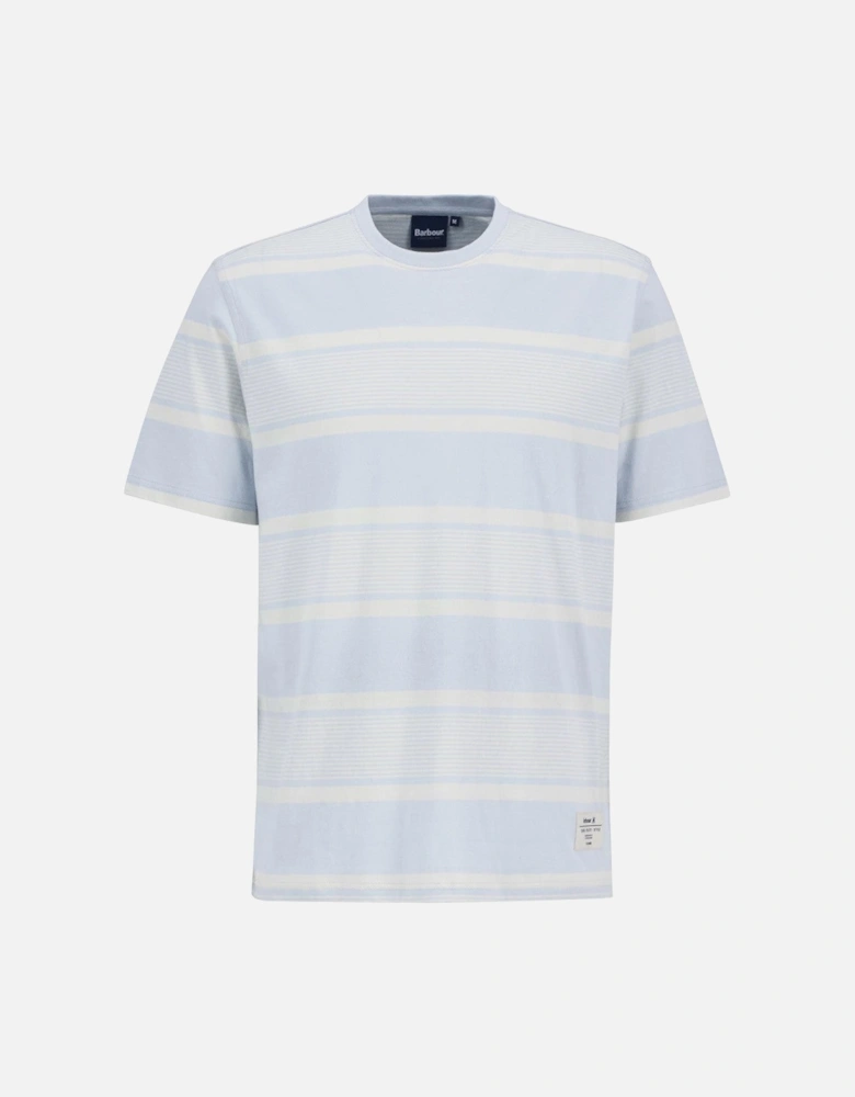 Spilman Stripe T-Shirt BU28 Bleached Blue