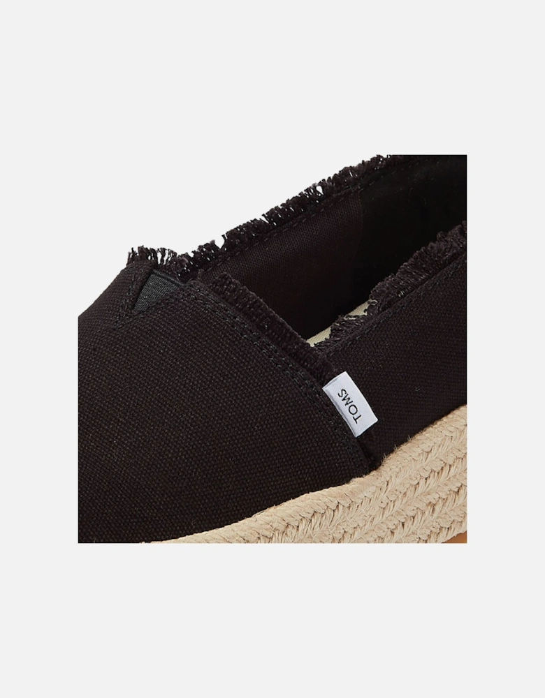 Canvas Valencia Espadrilles Women's Black Sandal