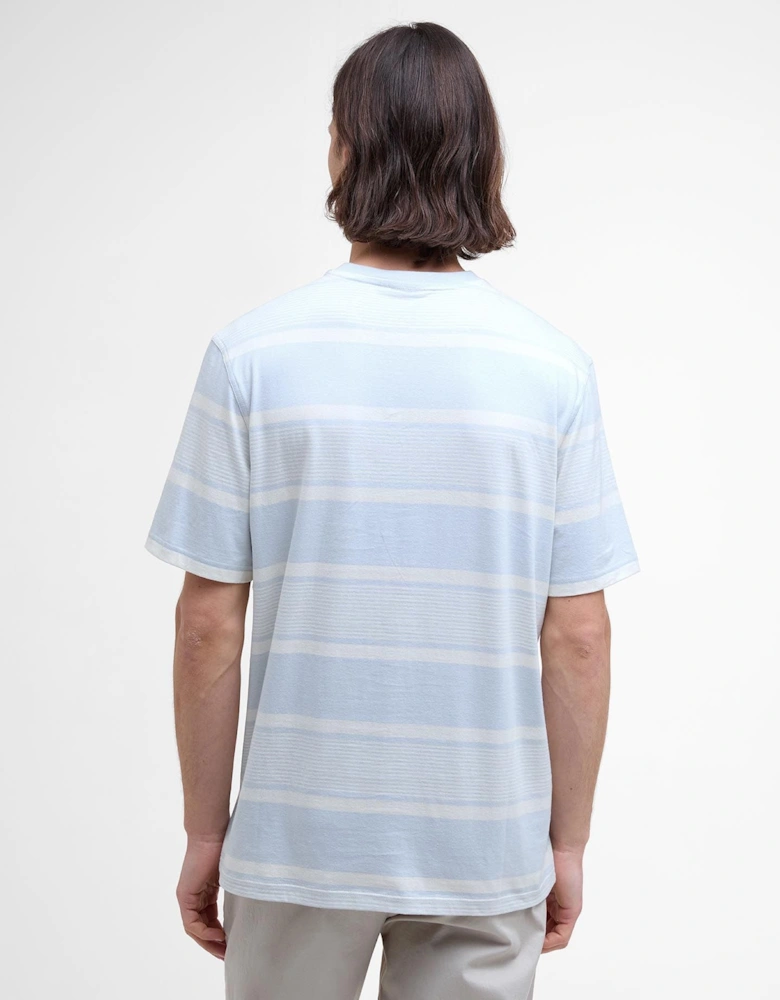 Spilman Stripe T-Shirt BU28 Bleached Blue