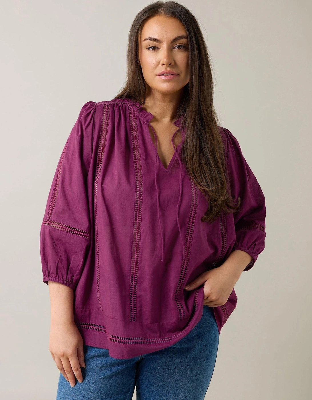 Ladder Lace Blouse, 2 of 1