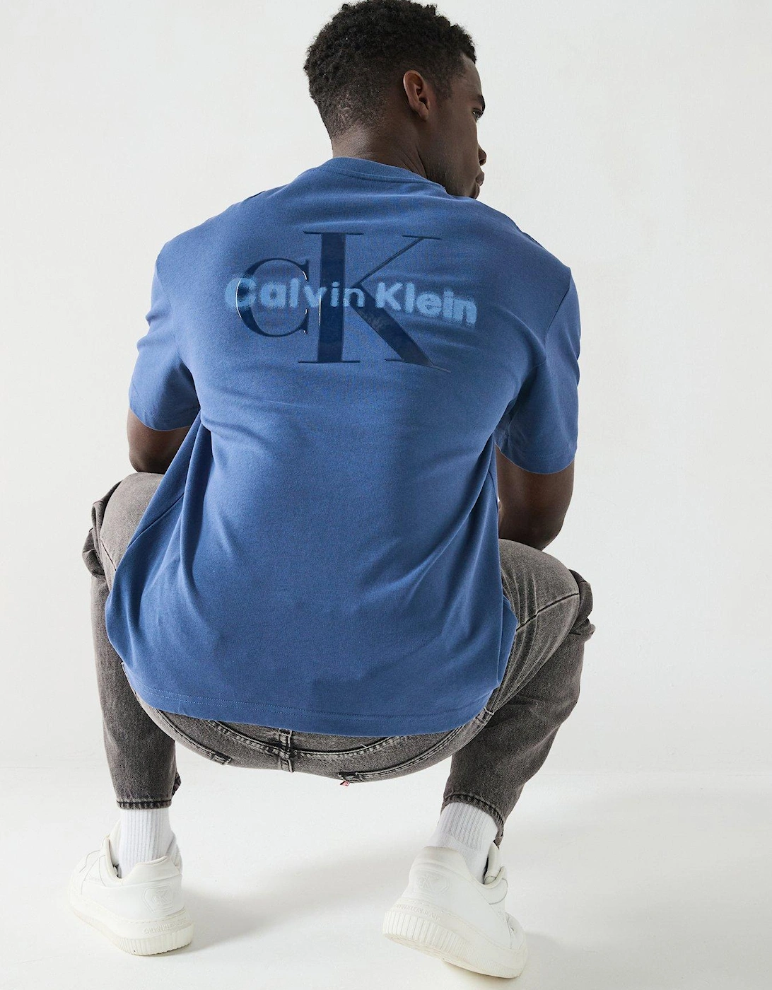 Liquid Mono Logo T-Shirt - Blue, 2 of 1