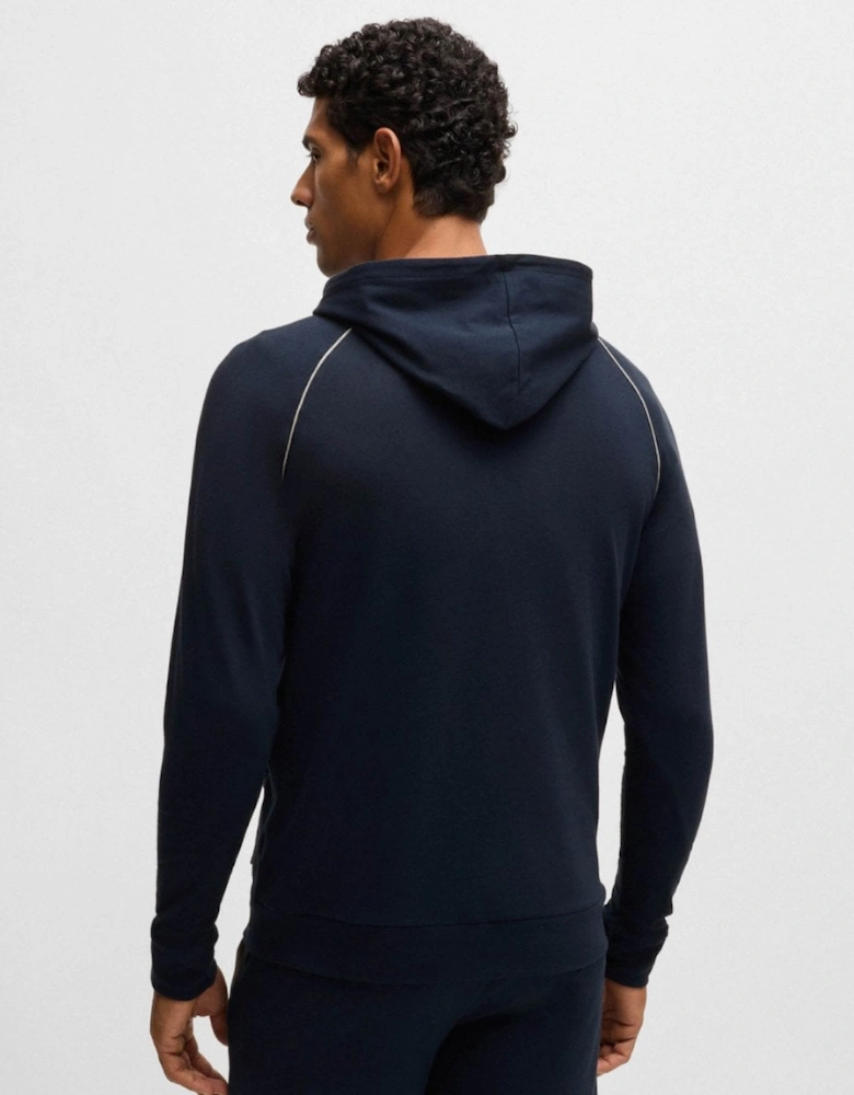 BOSS Orange Mix&Match Mens Stretch-Cotton Zip-Up Hoodie with Embroidered Logo