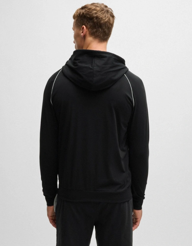 BOSS Orange Mix&Match Mens Stretch-Cotton Zip-Up Hoodie with Embroidered Logo