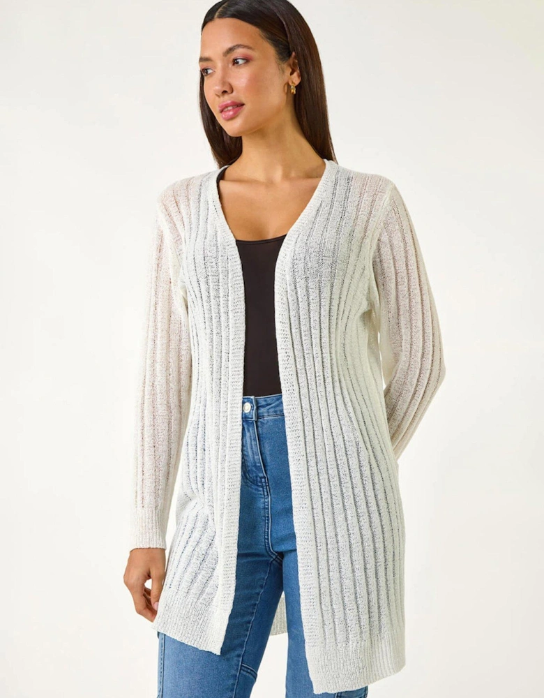 Longline Lightweight Knit Cardigan