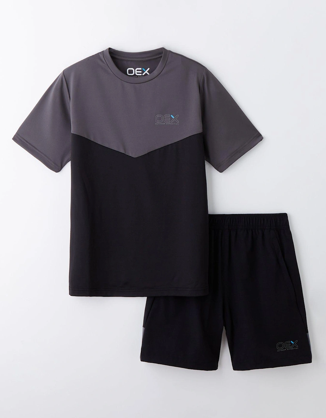 Junior Boys Flynn Tee and Shorts Set - Black, 2 of 1