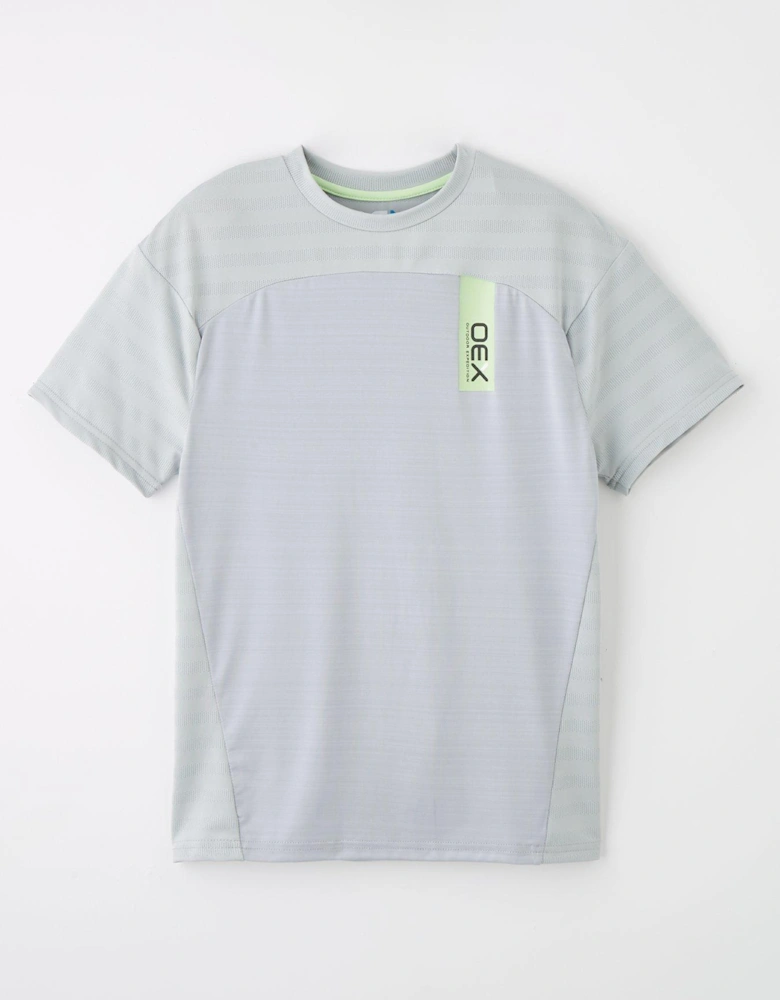 Junior Piton Tee Shirt - Light Grey