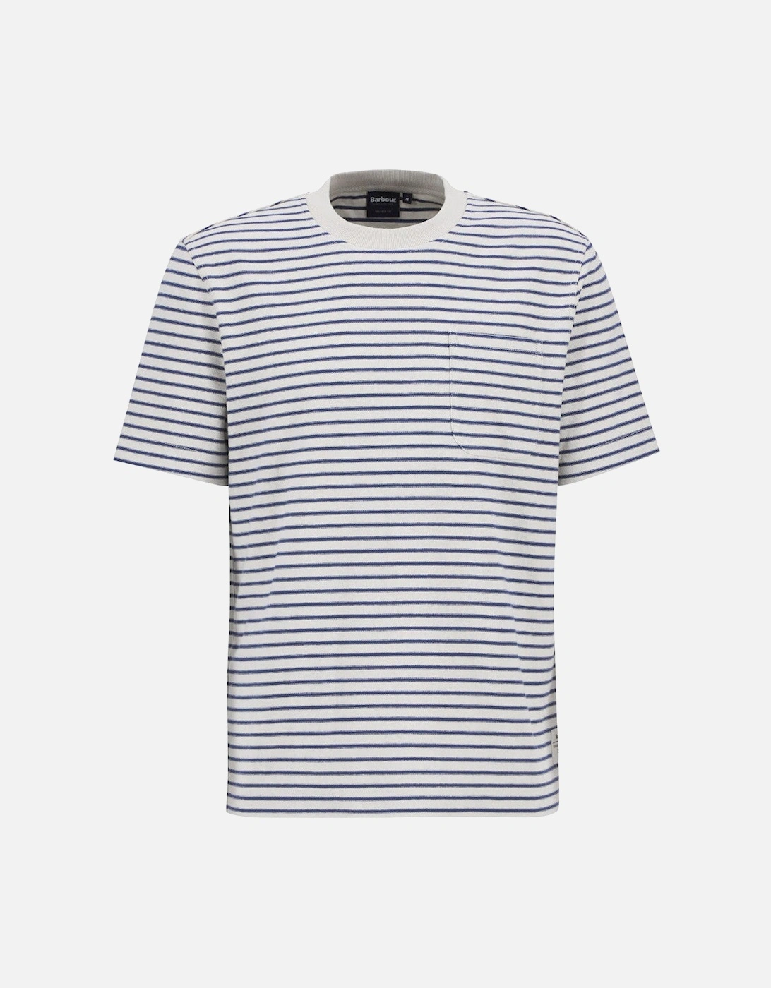 Frensham Stripe T-Shirt BE72 Oatmeal, 6 of 5