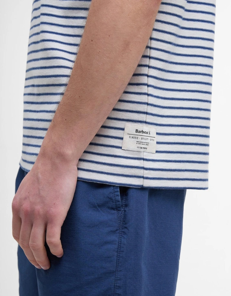 Frensham Stripe T-Shirt BE72  Oatmeal