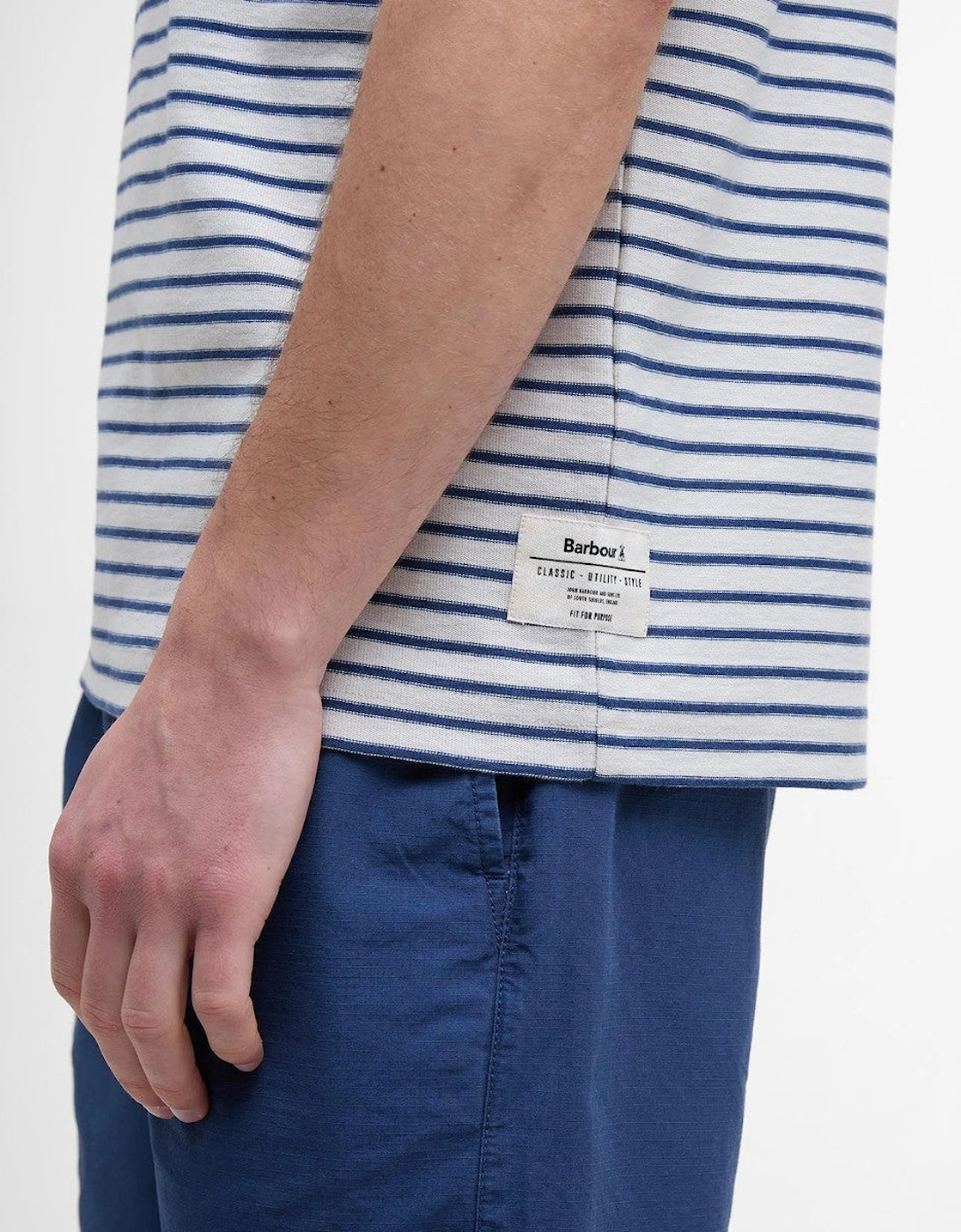 Frensham Stripe T-Shirt BE72  Oatmeal