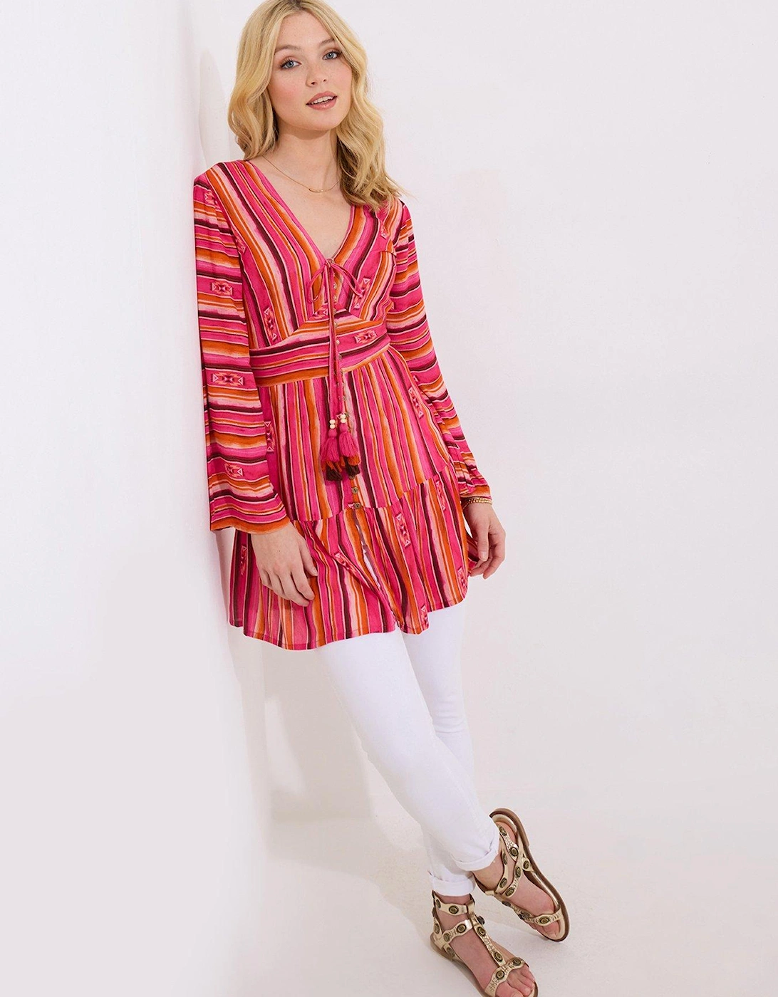 Mexicana Tunic - Pink, 2 of 1