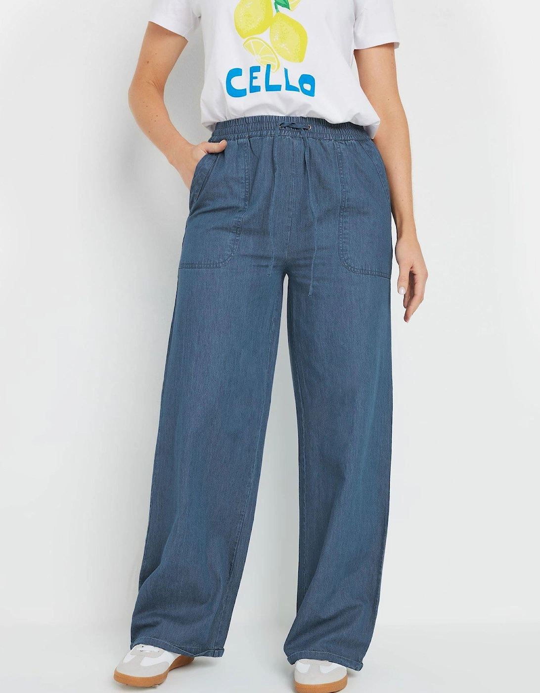 Tall Denim Wide Leg Jogger 36", 2 of 1