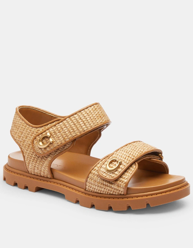 Brynn Straw Sandal