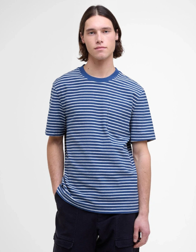 Frensham Stripe T-Shirt NY38  Dark Denim