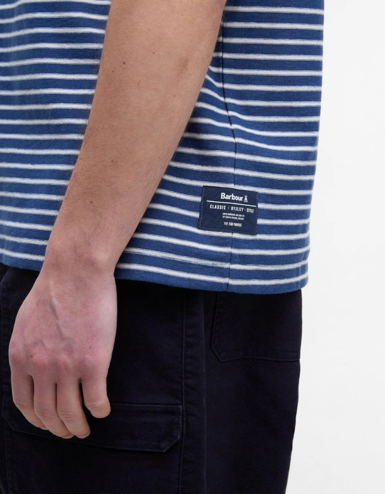 Frensham Stripe T-Shirt NY38  Dark Denim
