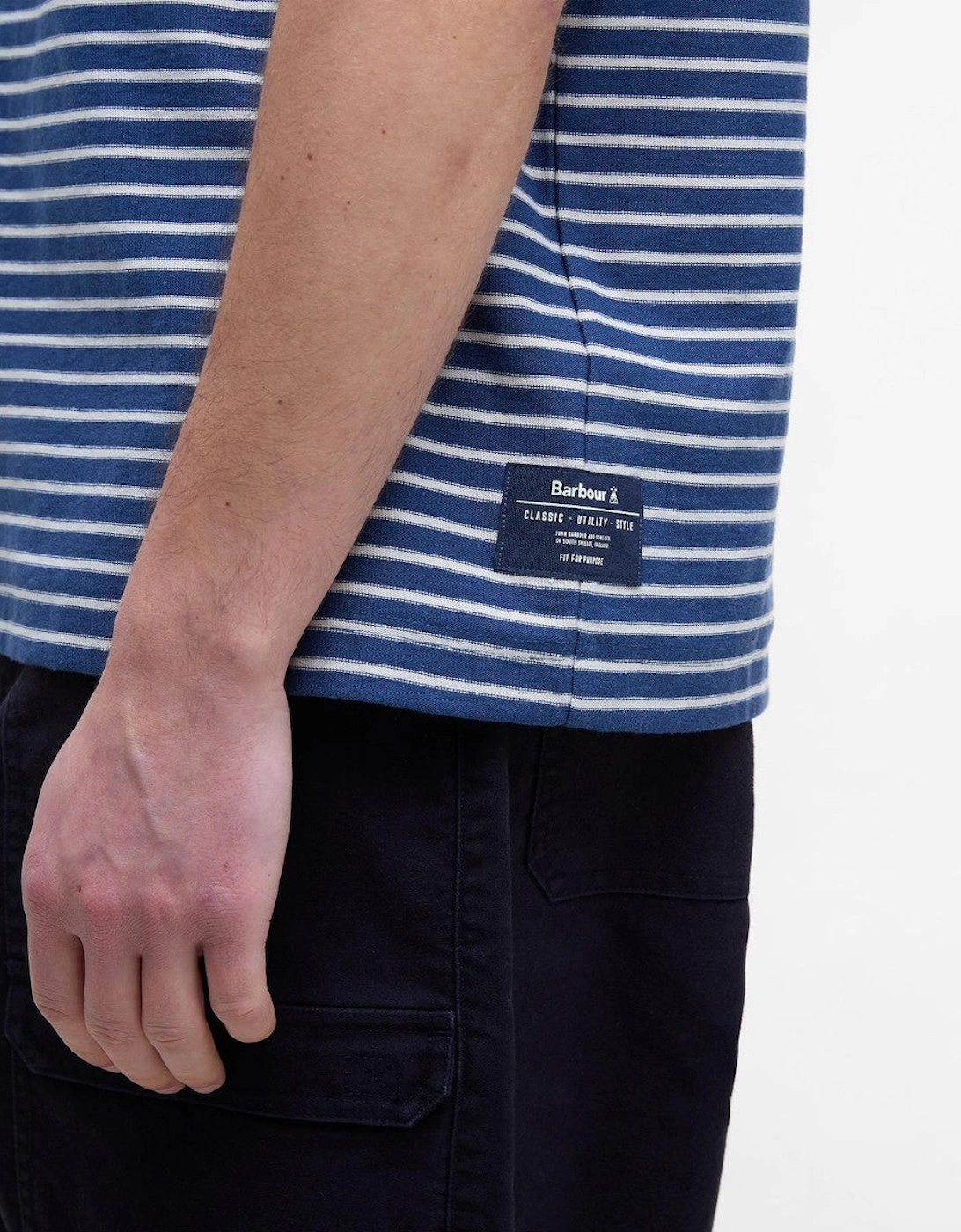 Frensham Stripe T-Shirt NY38  Dark Denim