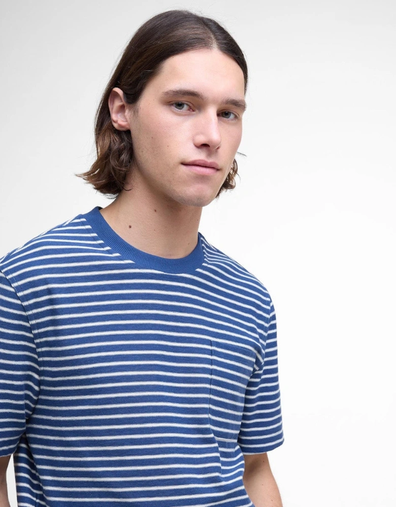 Frensham Stripe T-Shirt NY38  Dark Denim