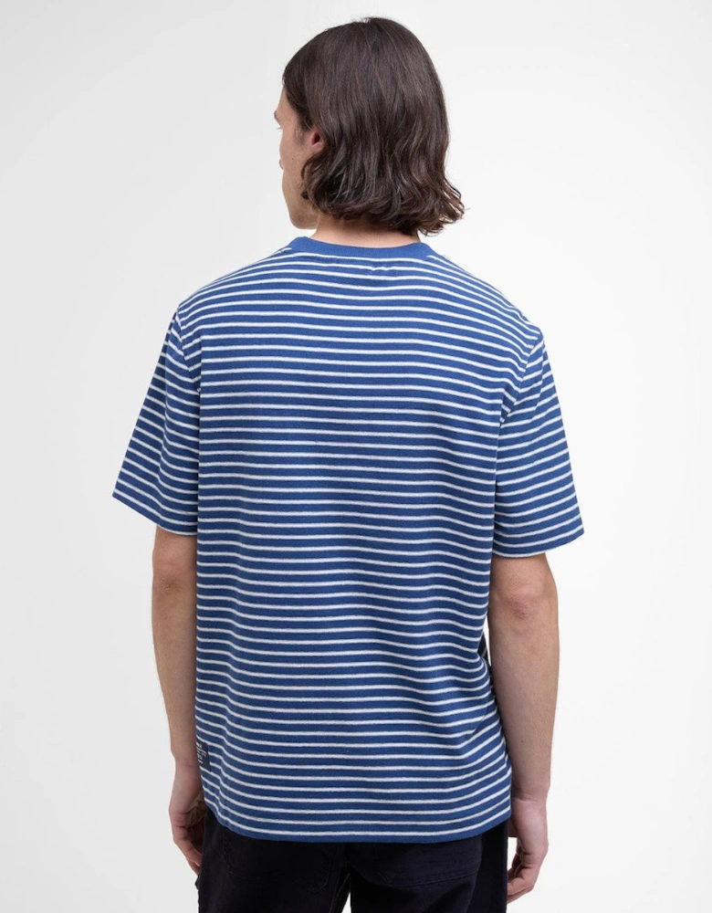 Frensham Stripe T-Shirt NY38  Dark Denim
